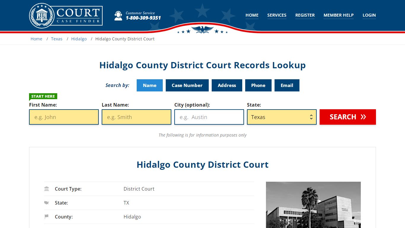 Hidalgo County District Court Records Lookup